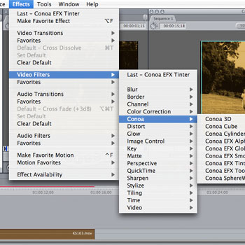 conoa and final cut pro plugins